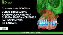 Corso di dissezione anatomica e chirurgia guidata statica e dinamica con inserimento implantare