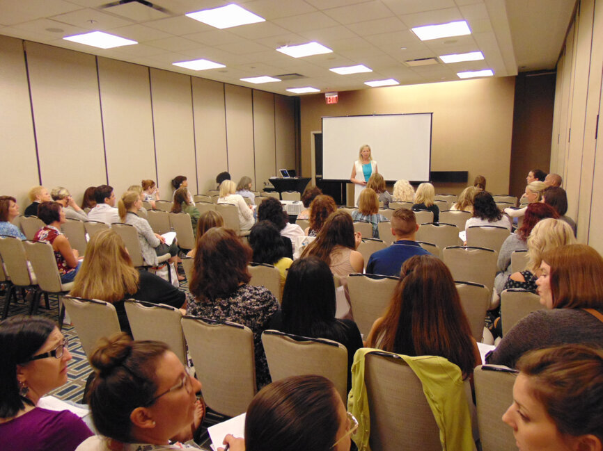 Dr. Rhonda Savage presents ‘A day in the life of a dental office’ Thursday morning.