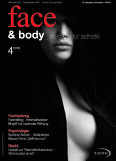face & body Germany No. 4, 2018 face & body Germany No. 4, 2018