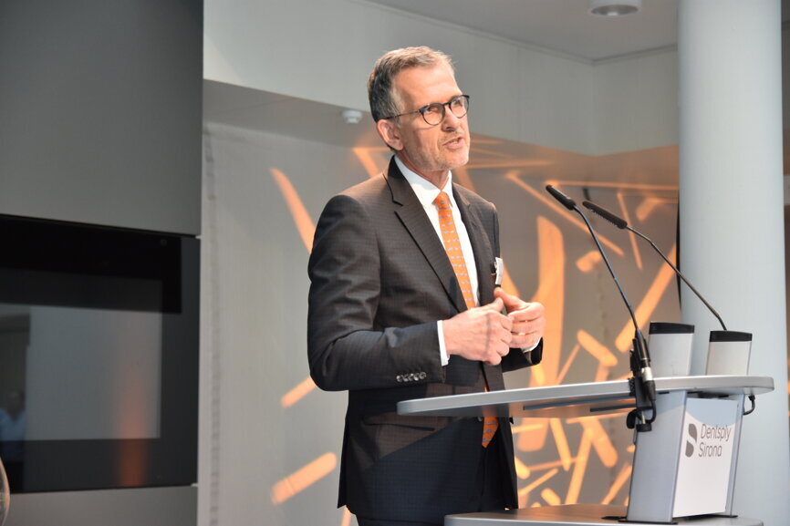 Dominique Legros (Senior Vice President of Technology Equipment and Healthcare) (Photograph: Oemus Media AG)