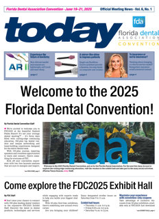 today Florida Dental Association Convention June 19–21, 2025