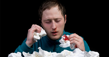 Nasenbluten enthüllt abwegigen Zahn