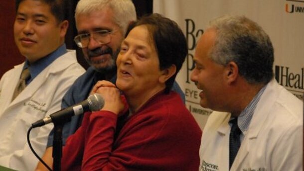 Implanted eyetooth helps blind patient to see again