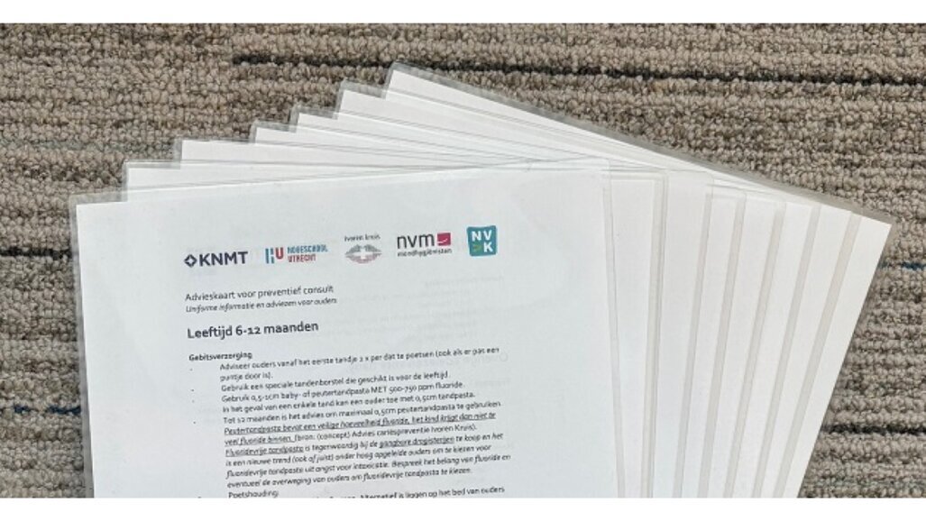 Advieskaarten voor preventief consult jonge kinderen