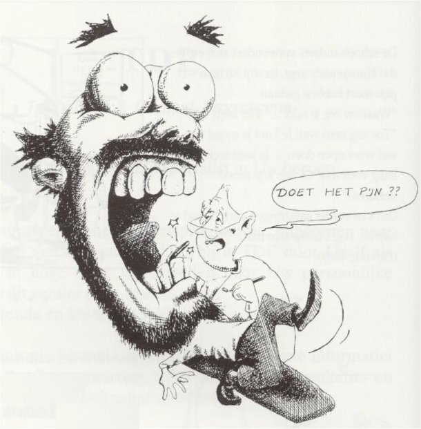 Afbeelding 1. Hoe het publiek ons ziet. Zijn falingen te wijten aan het anestheticum, de injectietechniek, de patiënt of aan een combinatie van factoren?