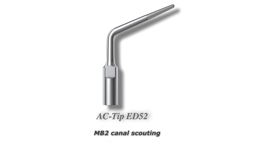 Fig. 7 - La A-C Tip ED52 è disegnata per facilitare il reperimento e il sondaggio del canale MB2.