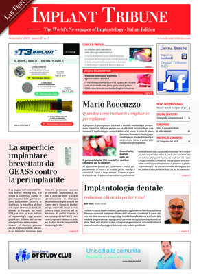 Implant Tribune Italy No. 3, 2015 Implant Tribune Italy No. 3, 2015