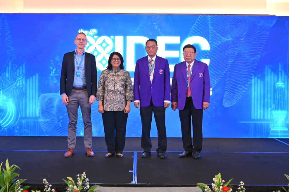 Members of the IDEC 2025 organising committee at the opening ceremony.