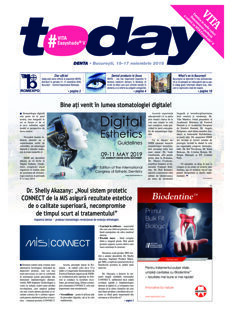 today DENTA Bucharest 2018 today DENTA Bucharest 2018