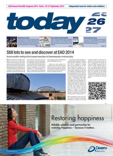 today EAO Congress Rome Sept. 26, 2014 today EAO Congress Rome Sept. 26, 2014