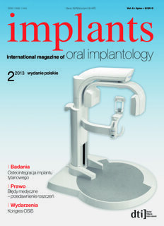 implants Poland No. 2, 2013