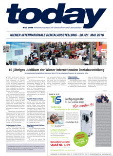 today Wiener Internationale Dentalausstellung 2016 today Wiener Internationale Dentalausstellung 2016