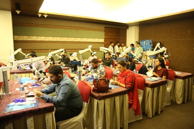 Participants attending the pre-congress workshop