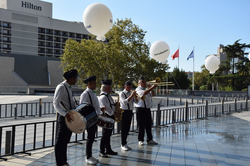 The weather could not be more perfect for the event.