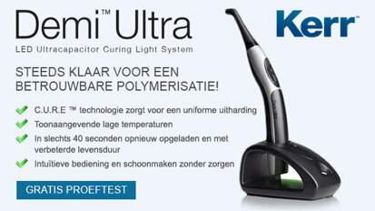 Betrouwbare polymerisatie met Demi Ultra