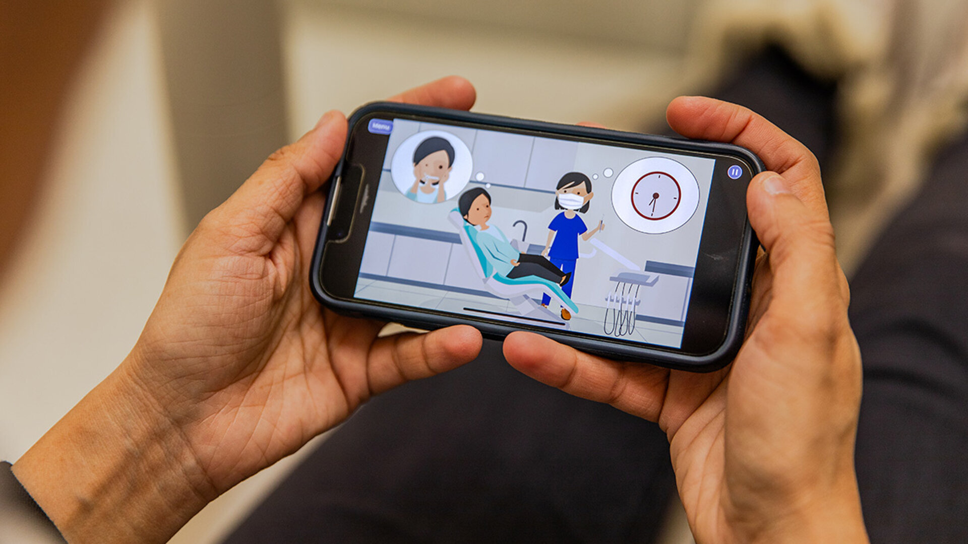 Conquering dental fear through use of a mobile app