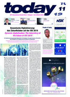 today at IDS Cologne 11 March 2019 today at IDS Cologne 11 March 2019