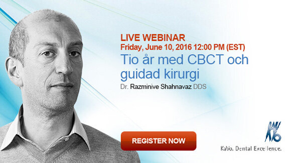 Free Swedish webinar: CBCT imaging in implantology