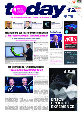 today at IDS Cologne 12 March 2019 today at IDS Cologne 12 March 2019