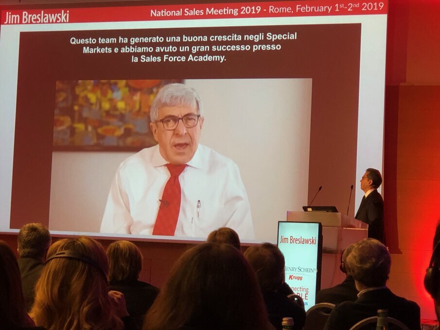 Il video messaggio di Stanley M. Bergman.