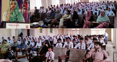 Oral cancer awareness session at Bahria College Ormara