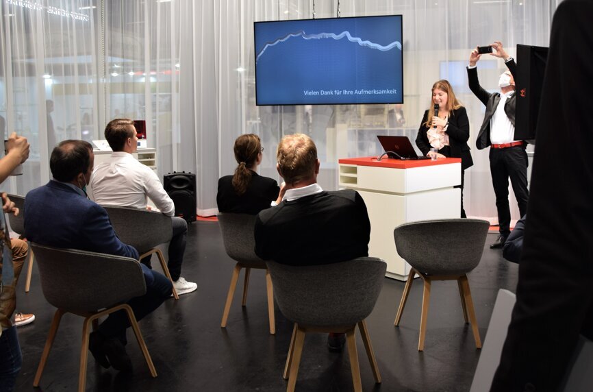 SCHEU-DENTAL presented a number of lectures during IDS. (Image: Dental Tribune International) 