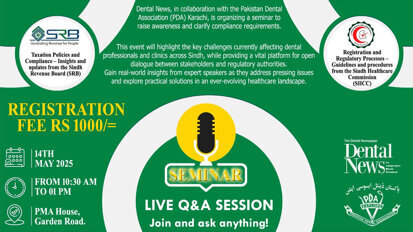 Karachi Dental Professionals Seminar: Mastering SRB Tax Compliance & SHCC Registration