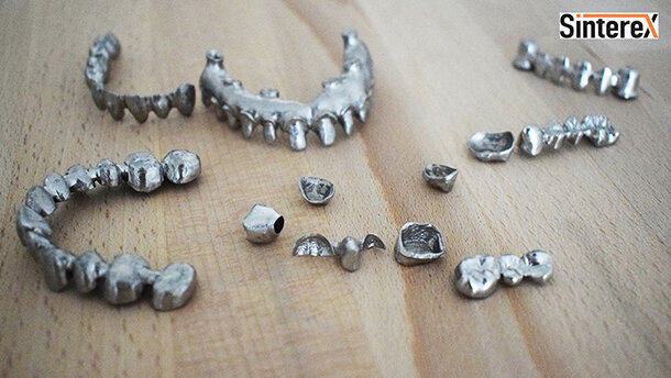 Metal 3D Printed Frameworks for PFM crowns and bridges