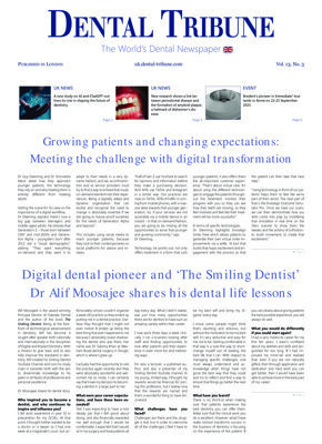 Dental Tribune UK No. 3, 2023 Dental Tribune UK No. 3, 2023