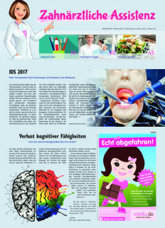 Zahnärztliche Assistenz No. 2, 2016