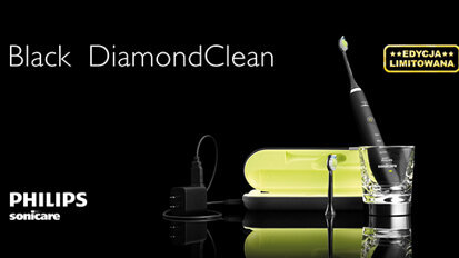 Sonicare DiamondClean Black – rewolucyjna szczoteczka soniczna w czarnym, eleganckim wydaniu!