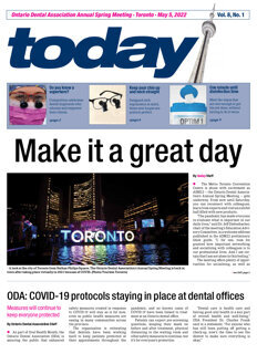 today ODA Annual Spring Meeting Toronto May 5, 2022