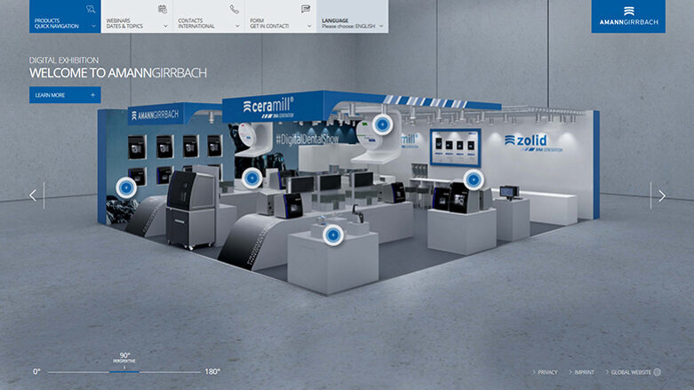 Digital Dental Show: wirtualne stoisko wystawowe Amann Girrbach