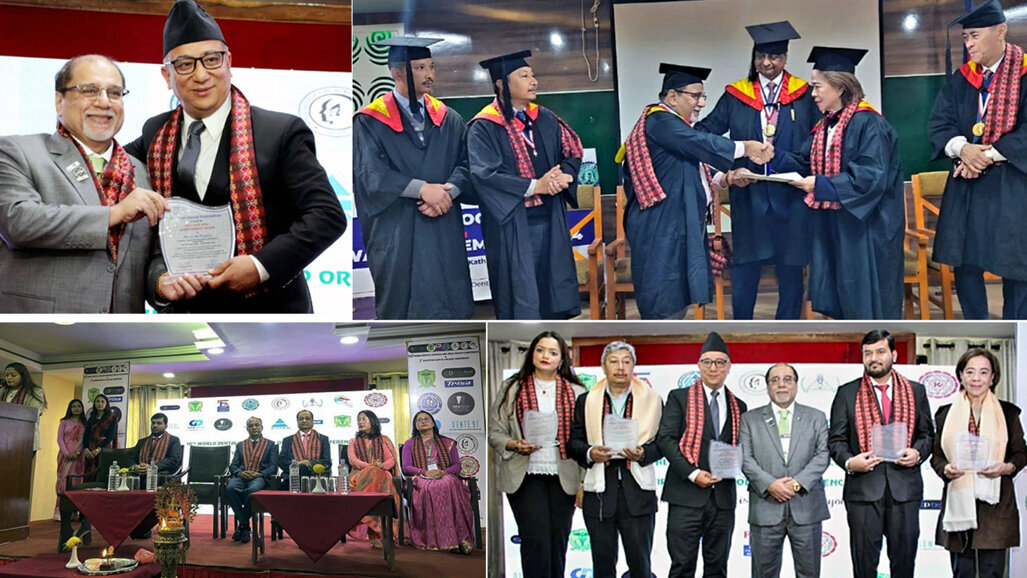 PDA head honored at dental moot in Kathmandu