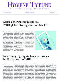 Hygiene Tribune Middle East & Africa No. 5, 2024