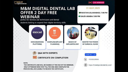 M&M Digital Dental Lab hosts free 2-day webinar on digital dentistry
