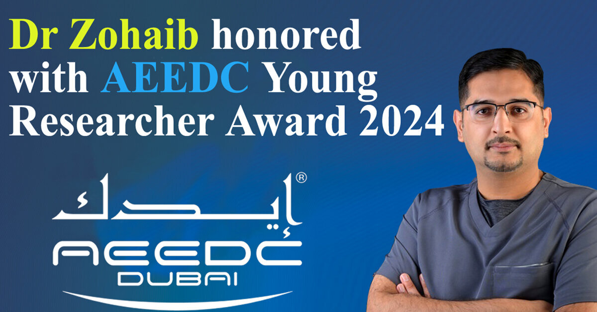  DT News - Pakistan - Dr Zohaib honored with AEEDC Young Researcher 
