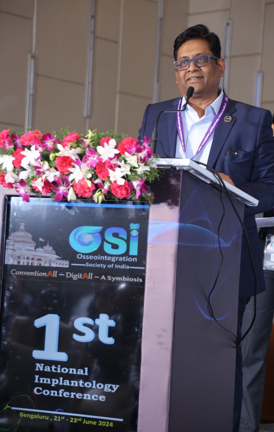 Fig 32b: OSI President and Conference Organising Chairman addressing the gathering