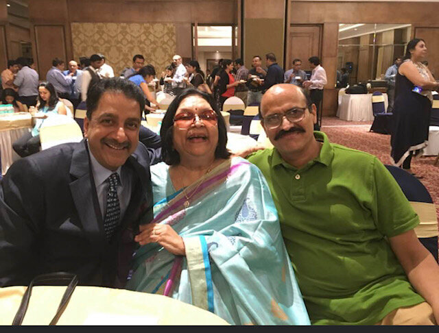 Dr Shankar Iyer with his guide and mentor Dr Aruna Mehta