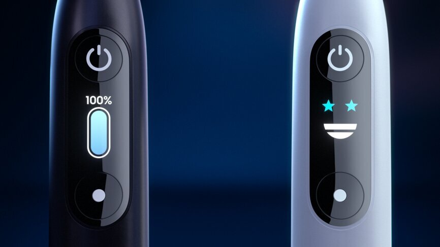 Oral-B iO display. (image: Procter & Gamble)