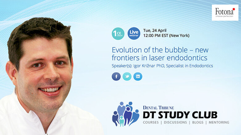 Free webinar to focus on new method in laser endodontics