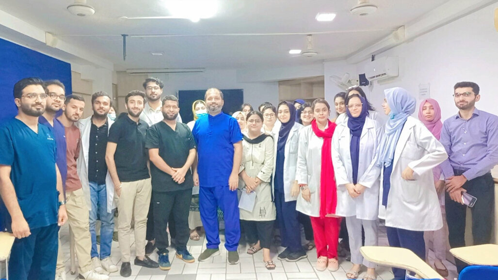 Hands-on dental surveying workshop organized at AIDM in collaboration with PADS