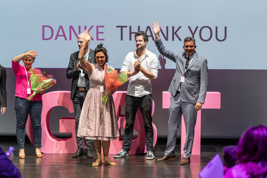 From left: Prof. Bettina Dannewitz, Prof. Thomas Sander, Dr Petra Volz, Christof Sander and Dr Arndt-Christian Höhne.