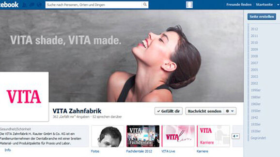 Daumen hoch: VITA ist jetzt auf Facebook