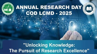 LCMD’s Annual Research Day 2025 to discover next big ideas in dentistry