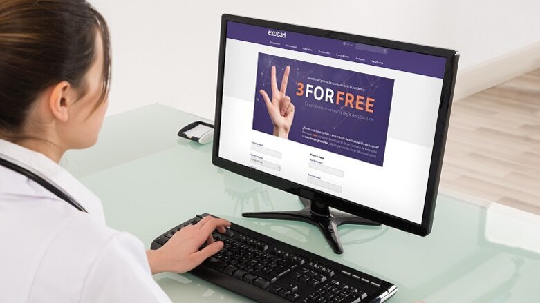Exocad extiende licencia gratuita para usuarios