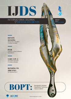 IJDS Journal international No. 1, 2020