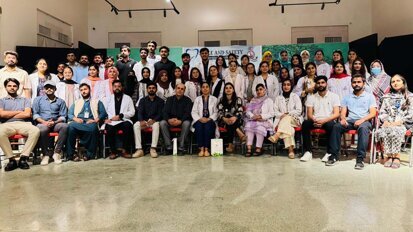 LUMHS leads ‘Smile and Safety’ health camp at NJV School Karachi
