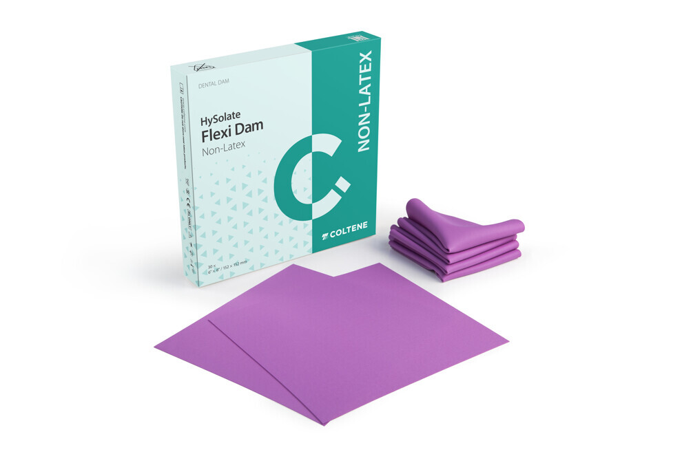 The HySolate Flexi Dam Non-Latex is made of an elastomer, offering high elasticity with moderate tension.