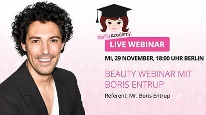 Perfektes Make-up für die Praxis: Boris Entrup gibt online Beauty-Tipps